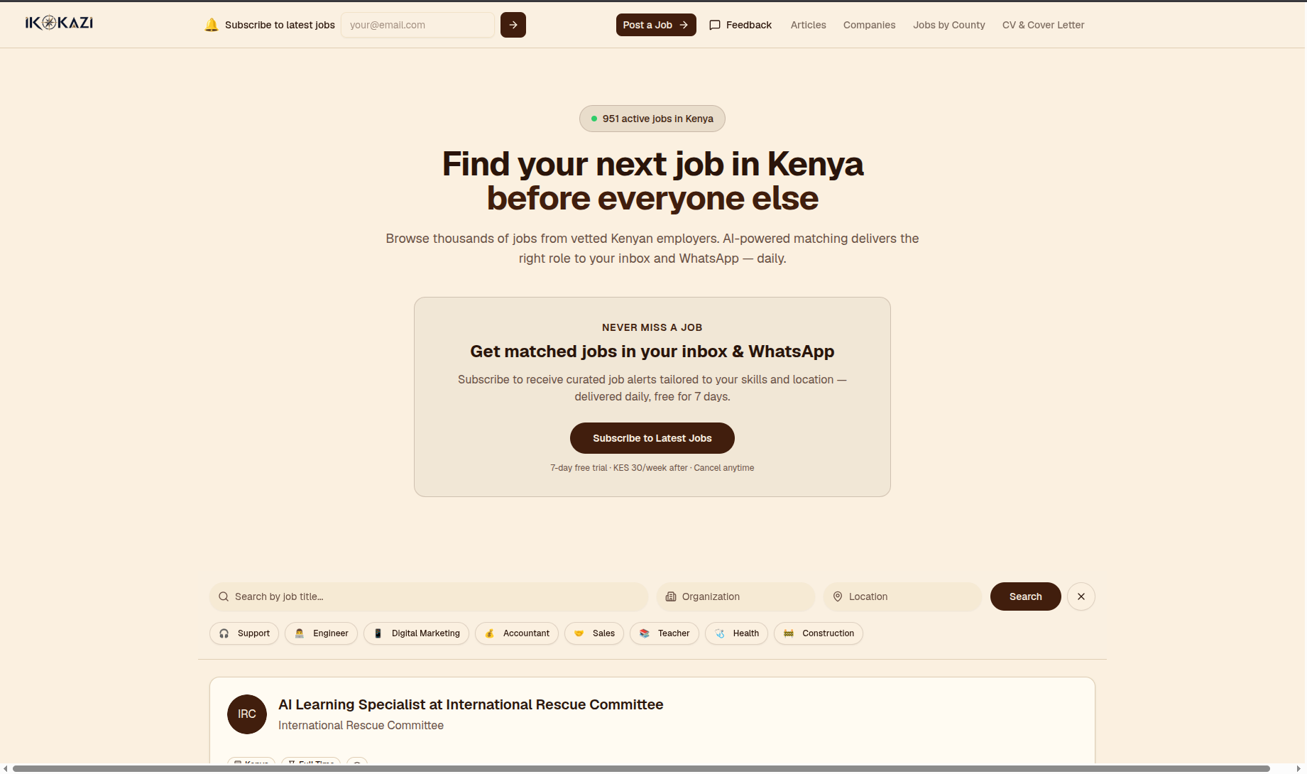 IkoKazi Ke preview
